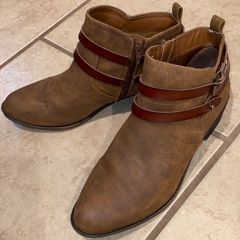 Madden Girl Brown Booties